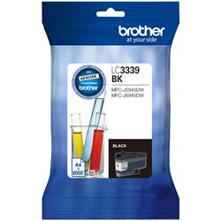  Brother LC-3339XLBK Ink Cartridge High Yield Black 