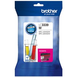  Brother LC-3339XLM Ink Cartridge High Yield Magenta 