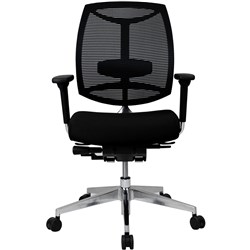 GOP - TEKNO HEAVY DUTY HOPA CHAIR - W 670 x D 638 x H 1170-1250mm - Black