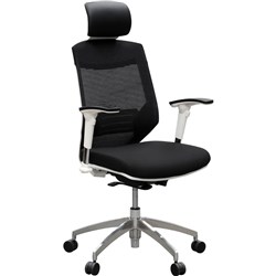 GOP - VOGUE HIGH-BACK CHAIR - W 625 x D 590 x H 950-1040mm - Black/White