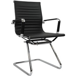 GOP - AERO MID-BACK MANAGER CHAIR - W 590 x D 610 x H 950mm - Black PU