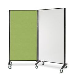 Visionchart Communicate Room - Divider 1800W x 900mmH - Whiteboard &amp; Pinboard Assorted