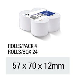 (SPP-194922) VICTORY CALC/REGISTER ROLLS - 57x70x11.5mm Thermal