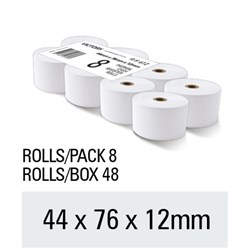 (SPP-194926) - VICTORY CALC/REGISTER ROLLS - 44x76x11.5mm Thermal