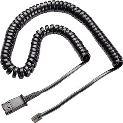  Plantronics A10-16 Amplifier Cord For H-Series Headset Black 