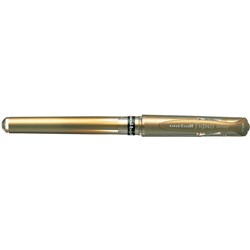  Uni-Ball UM153 Impact Signo Gel Rollerball Pen Broad 1mm Blue Gold 