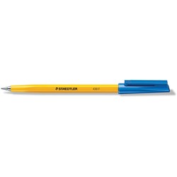  Staedtler 430 Stick Ballpoint Pen Fine 0.7mm Blue 