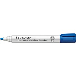  Staedtler 351 Lumocolor Whiteboard Marker Bullet 2mm Blue 