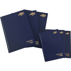 OFFICE CHOICE COMMERCIAL DIARY A4 1 Day to a Page Blue 15min appoint 7:30am - 5:30pm